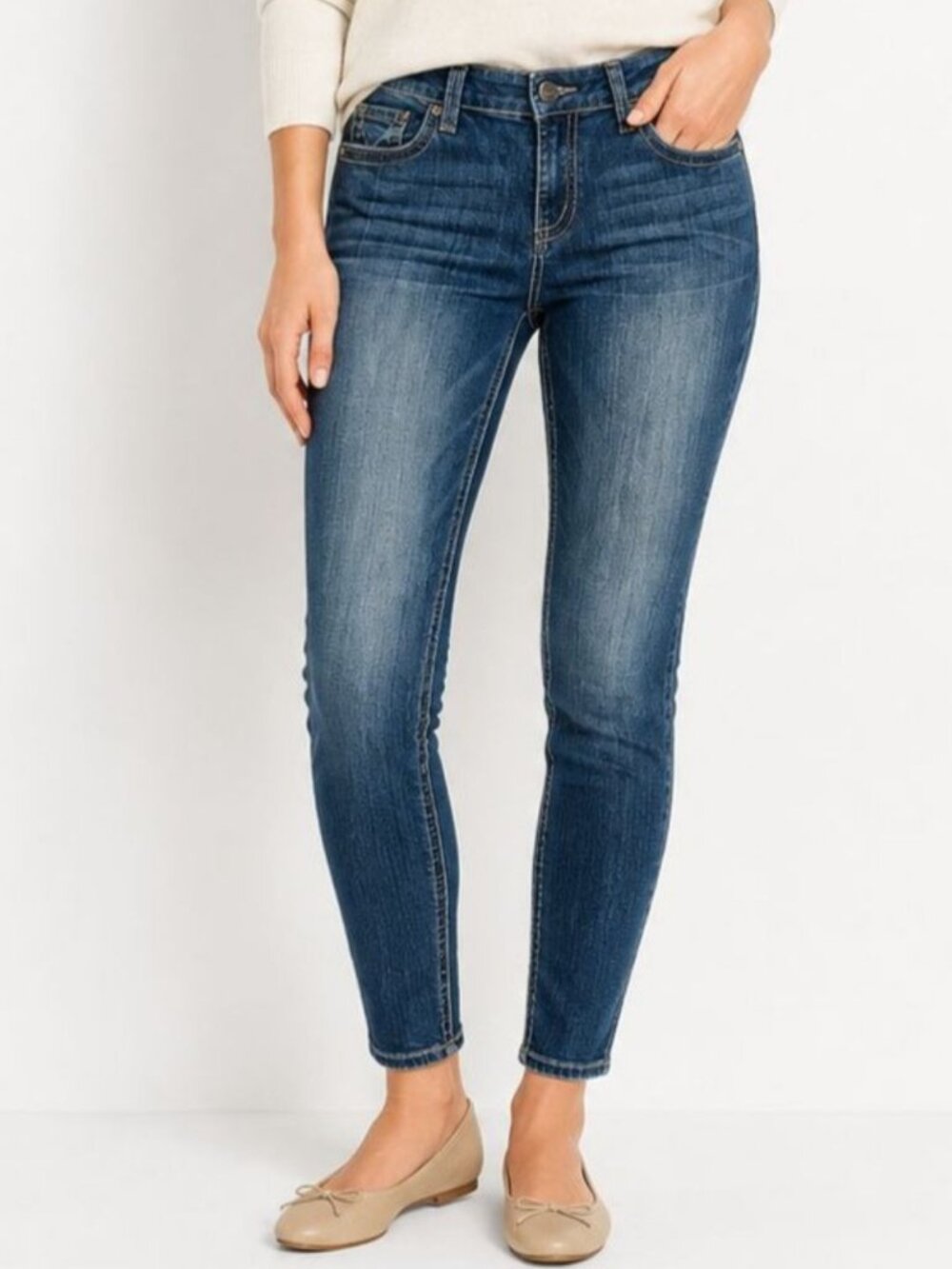 Kut from the Kloth Women Jeans Urusla Ankle Skinny Low Rise Stretch Denim Size 2